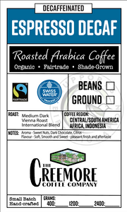 Espresso Decaffeinated Espresso Decaffeinated