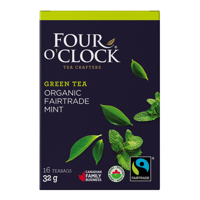 Mint Green Tea - Fairtrade, Organic