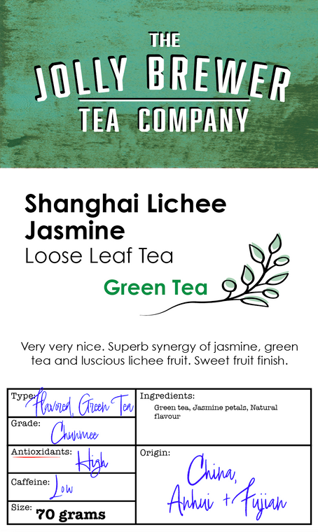 Shanghai Lichee Jasmine Loose Leaf Tea