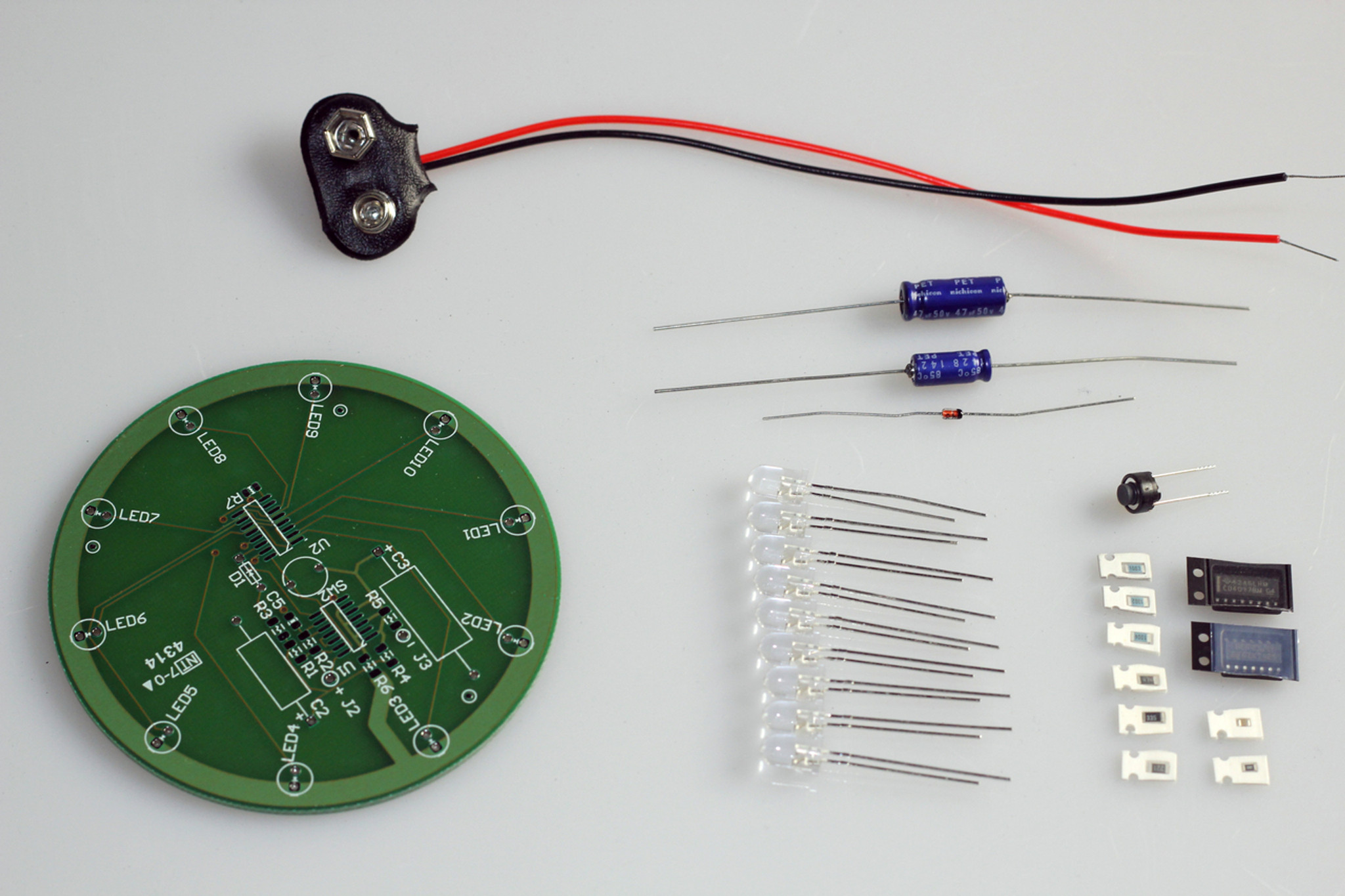 Through hole 2024 soldering practice kit