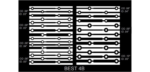 BEST circuit frame pattern 4A for throughole pad repair