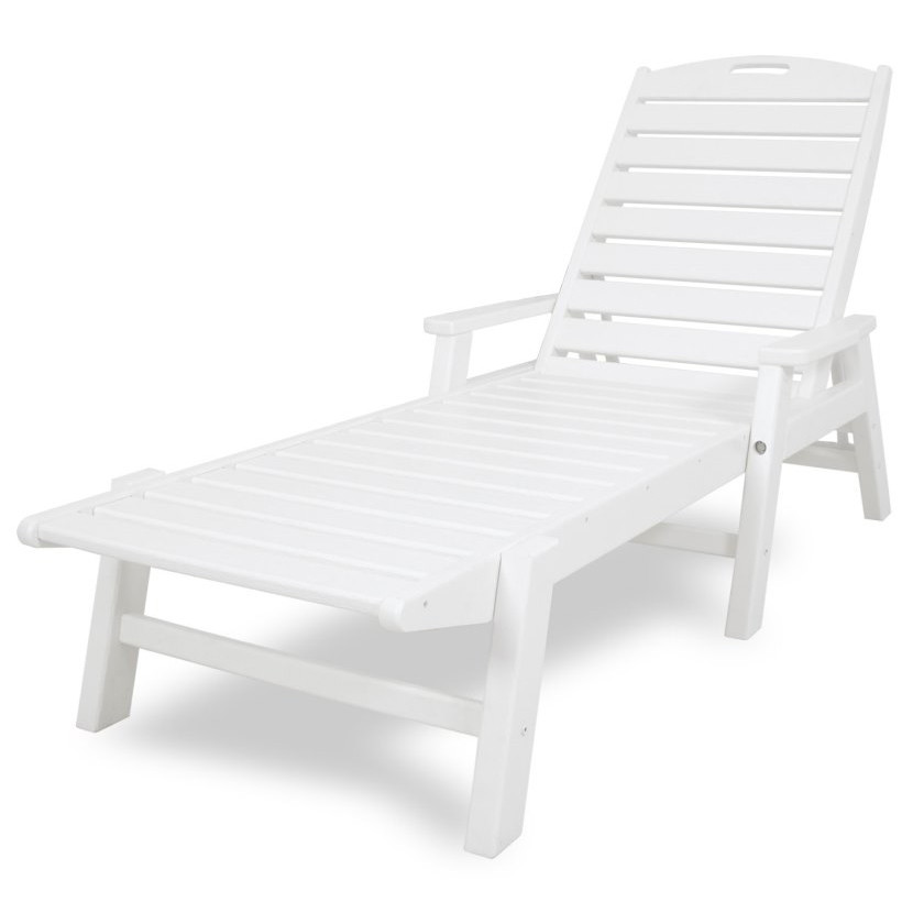 POLYWOOD® Coastal Wheel Chaise Lounge