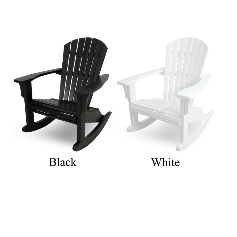 POLYWOOD® SeaShell Rocking Chair Outdoor Furniture Plus