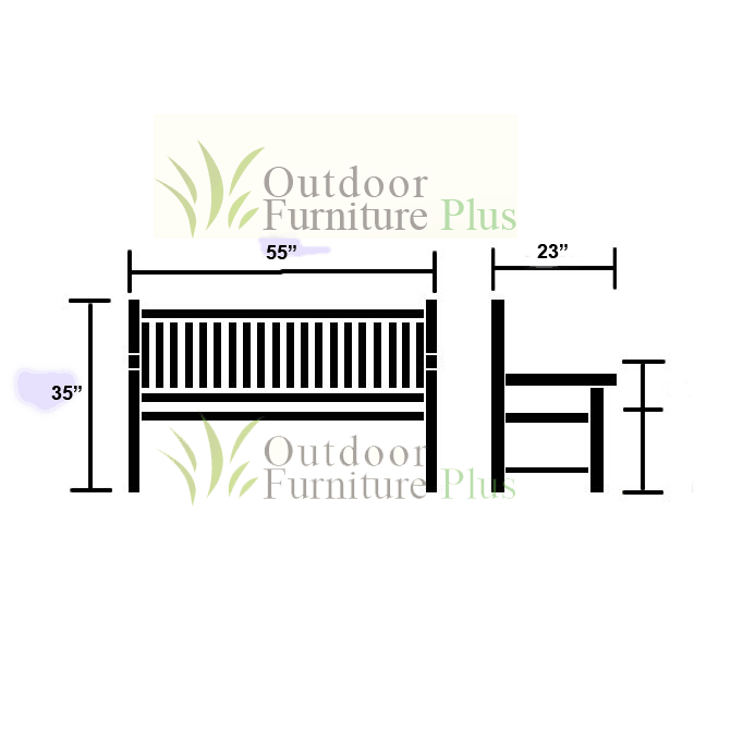 Cedar Garden Bench Kit