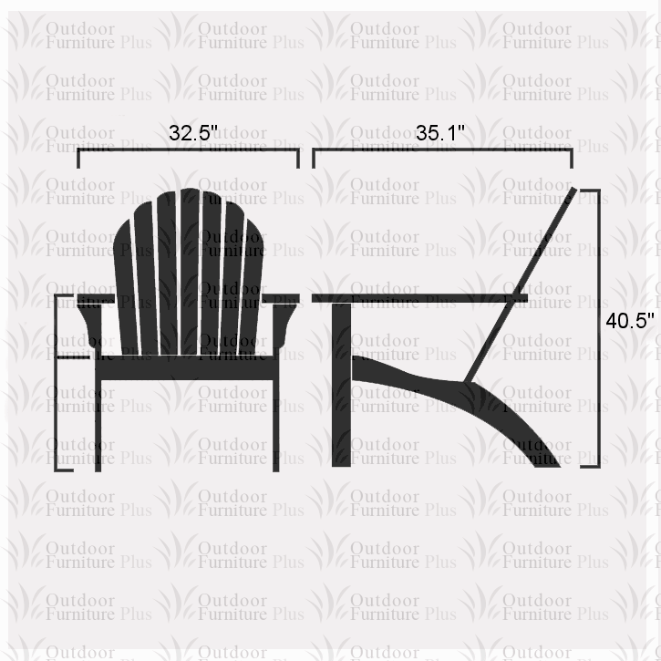 Oversized Adirondack ChairExtraLarge Adirondack Chair