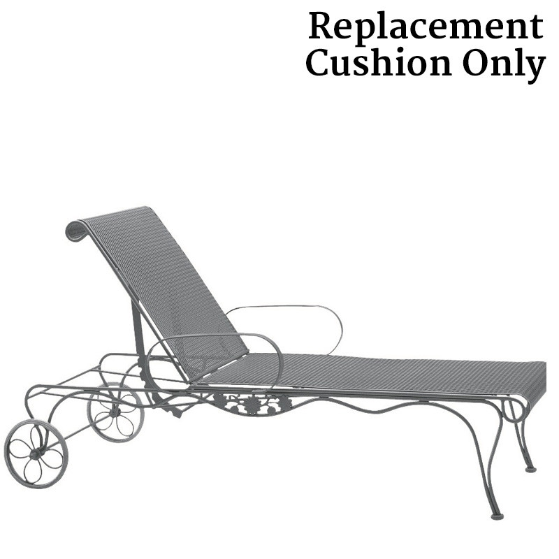 Wrought Iron Chaise Woodard Briarwood Chaise Lounge Woodard