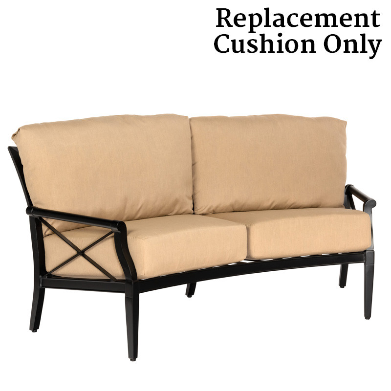Woodard Andover Crescent Love Seat Cushions