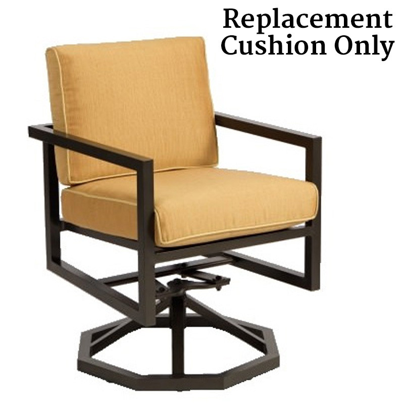 Woodard Salona Swivel Rocking Dining Chair Replacement Cushions Only