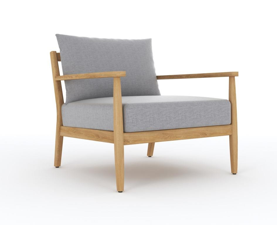Royal Teak Palma Deep Seating Club Chair - Thumbnail 2