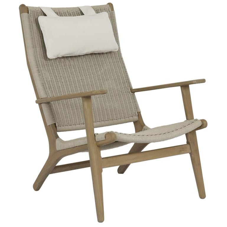 Sunset West Sedona Teak High Back Chair Lounge Set