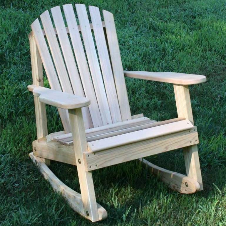 Cedar Wood American Forest Adirondack Rocker