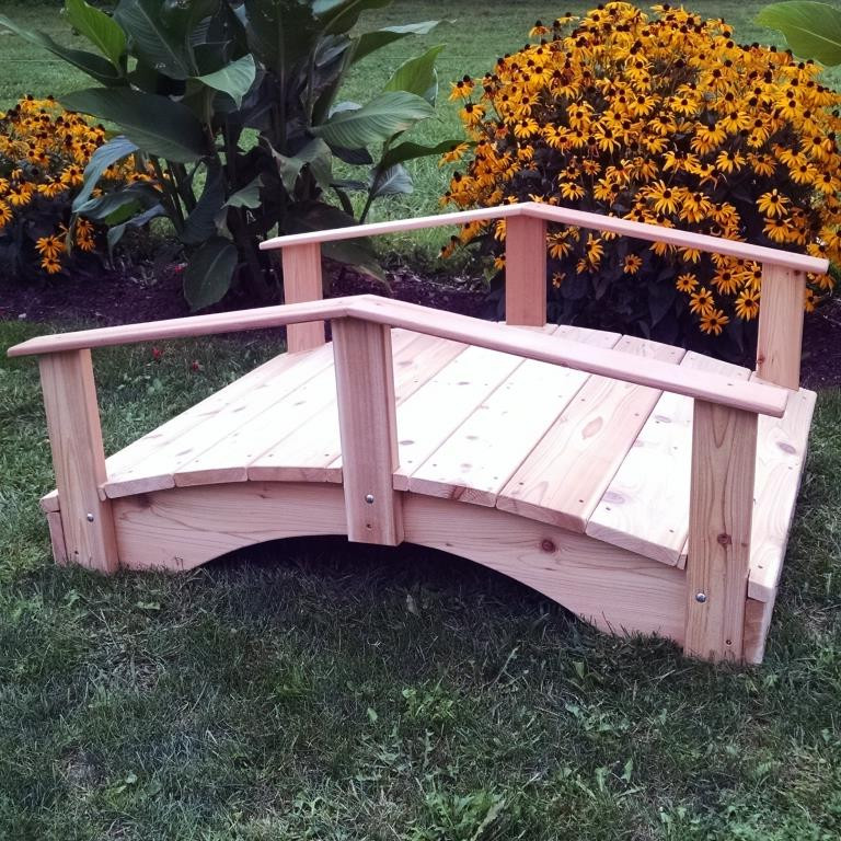 Cedar Japanese Garden Bridge