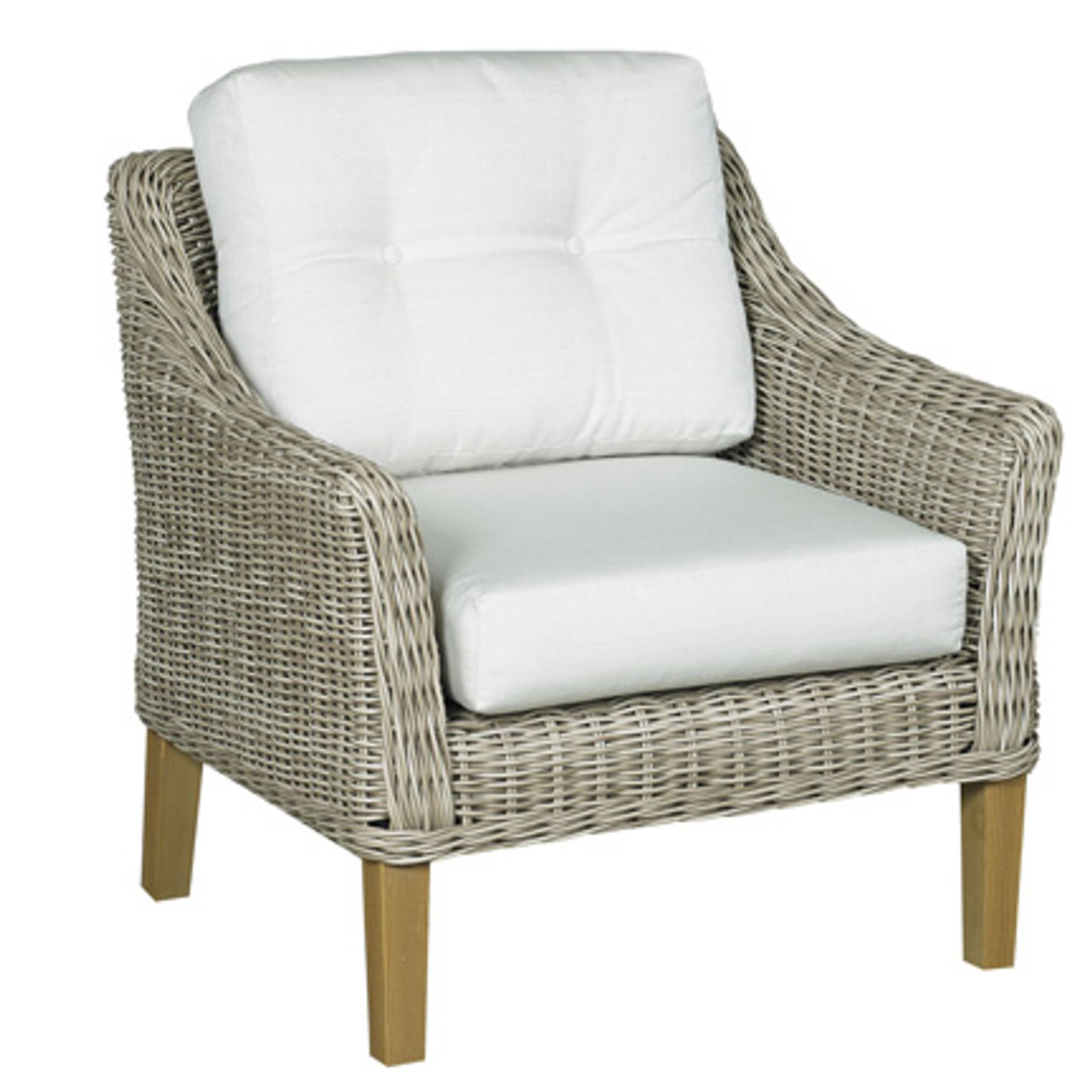 Forever Wicker Chair with Ottoman