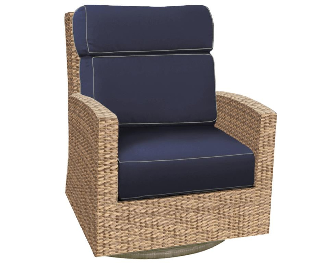 Forever Wicker Chair with Ottoman