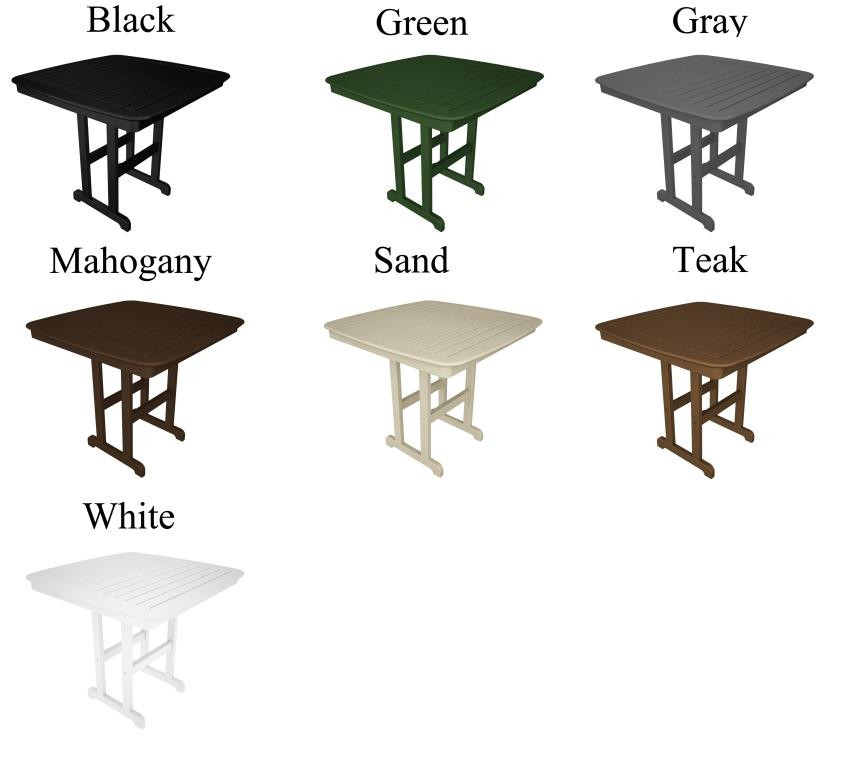 POLYWOOD® Nautical 44-Inch Counter Table