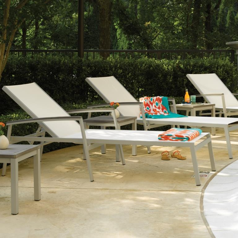 aluminum sling chaise lounge chairs
