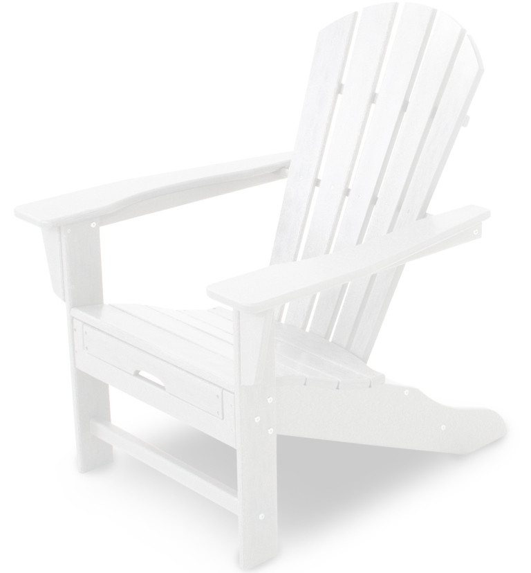 POLYWOOD® Palm Coast Adirondack Chair w/ Ottoman