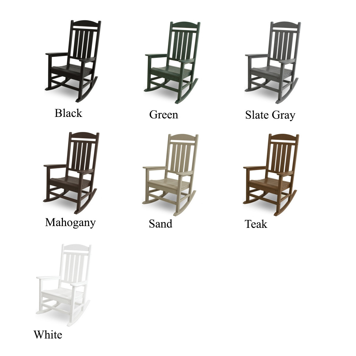 POLYWOOD® Presidential Rocker - Outdoor Furniture Plus