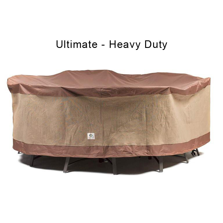 Duck Covers 90" Dia Round Patio Table and Chairs Cover - Thumbnail 4