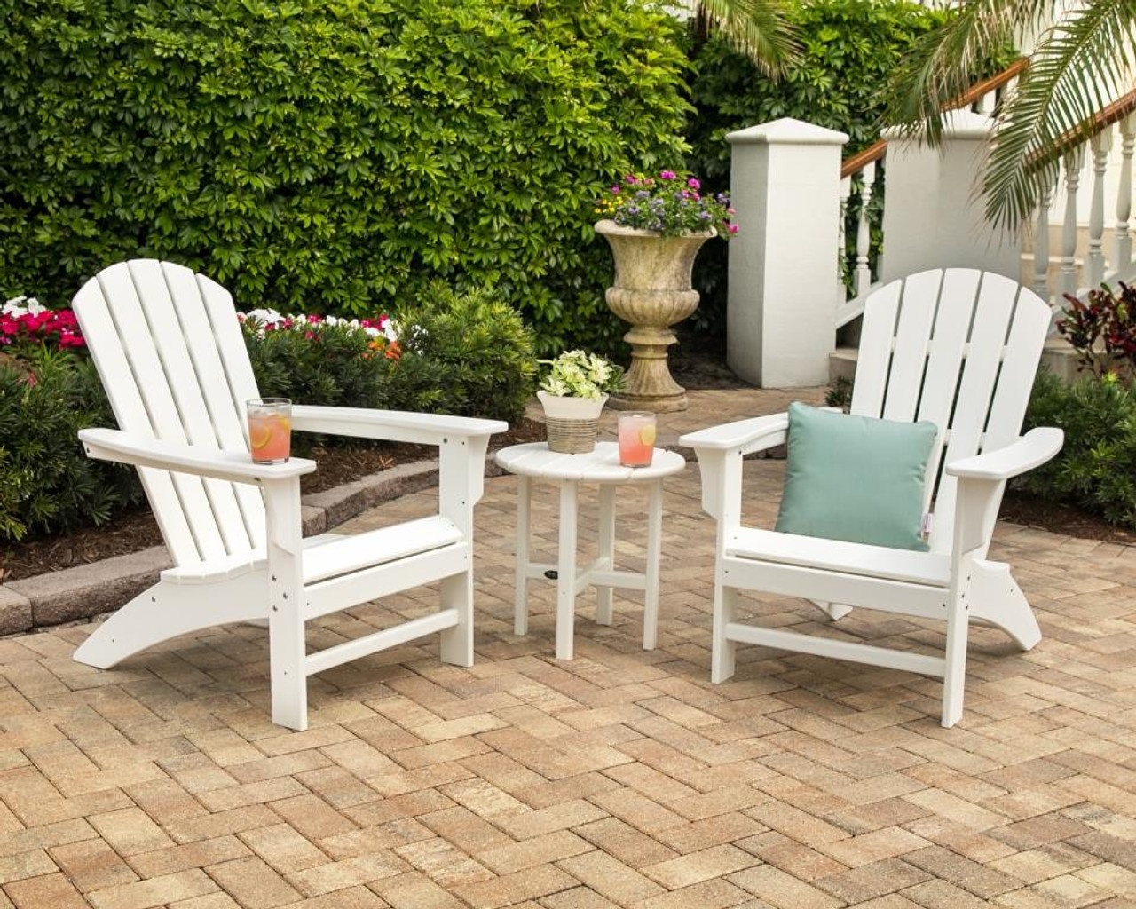 Synthetic Adirondack Chair Set Outdoor Seating for Sale