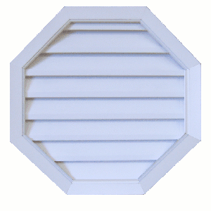 24" Octagon Gable Vent
