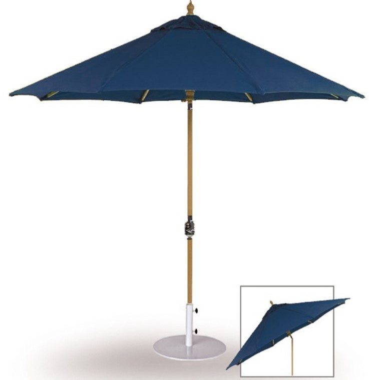 Three Birds Casual Teak Umbrella