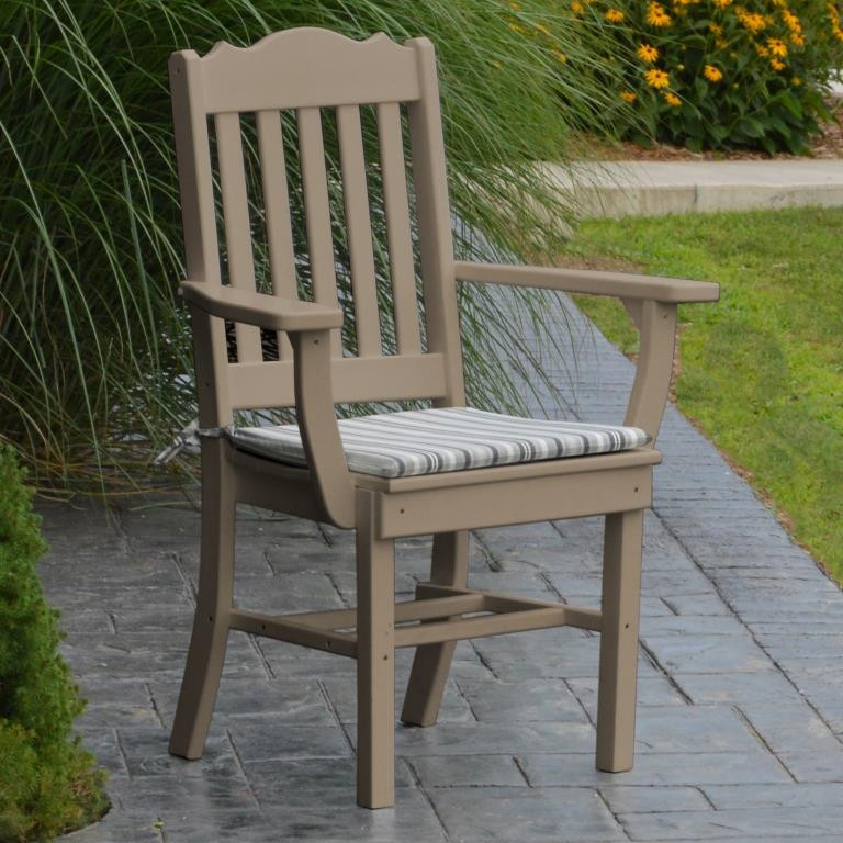 Polyresin Royal Outdoor Dining Armchair