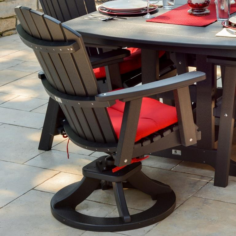 Comfo-Back Swivel Rocker Dining Chair - Thumbnail 5