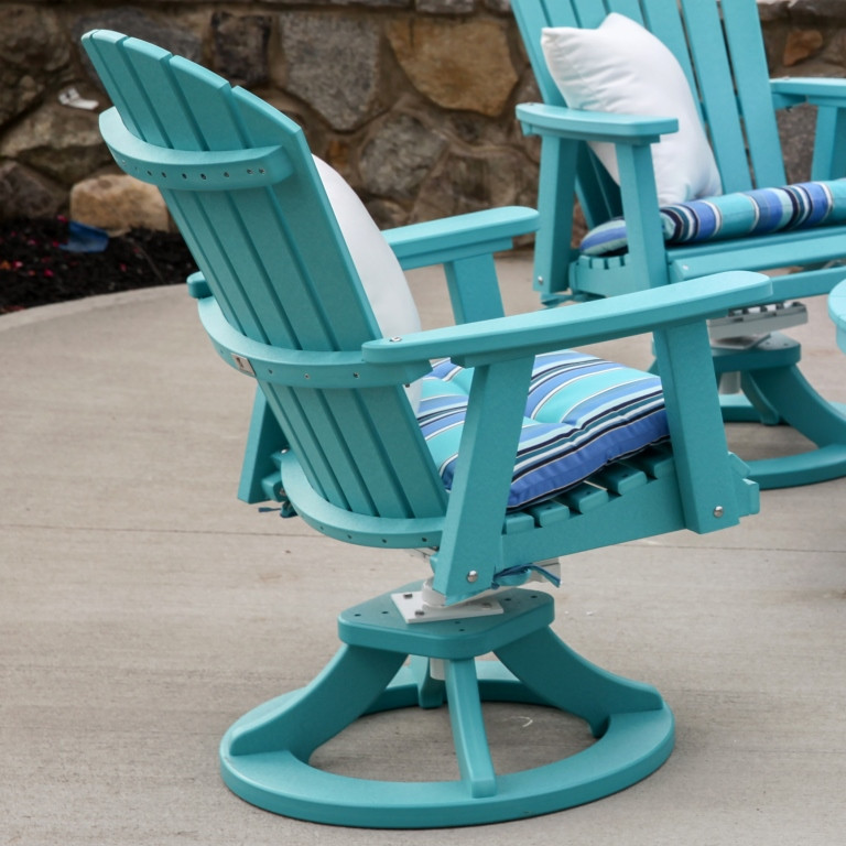 Comfo-Back Swivel Rocker Dining Chair - Thumbnail 3