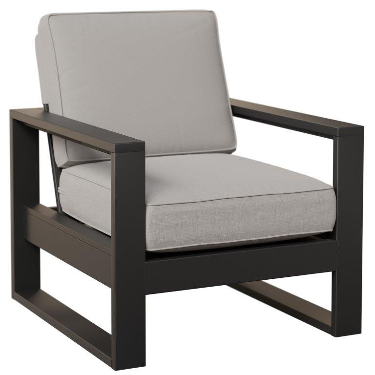 black metal outdoor club chairs