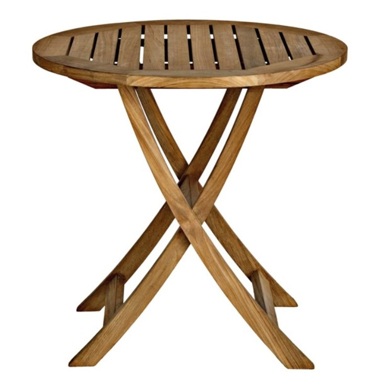 folding round bistro table