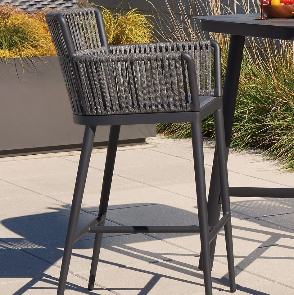 Oxford Garden Nette Bar Chair - Thumbnail 2