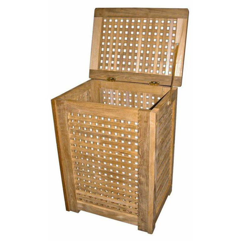 Regal Teak 15" Hamper - Thumbnail 2