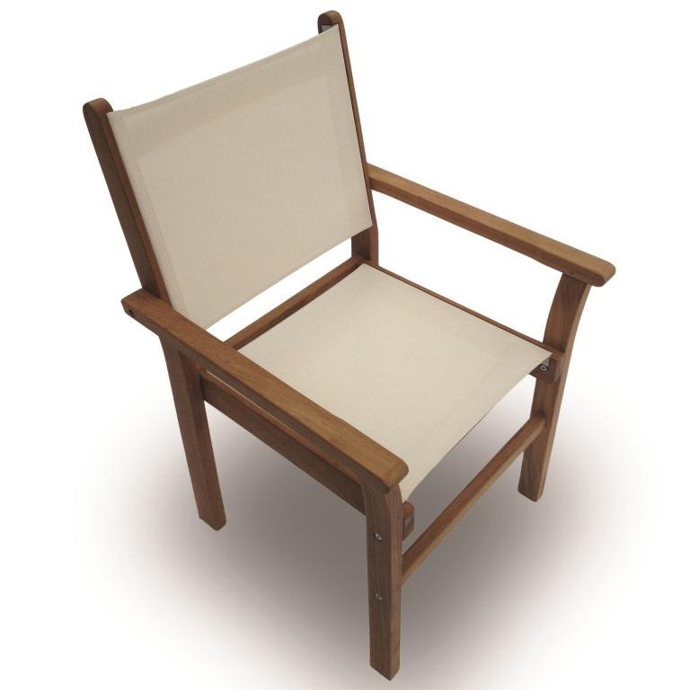 Royal Teak Captiva Sling Stacking Chair - Thumbnail 4