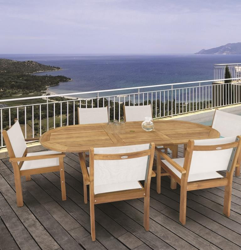 Royal Teak Captiva Sling Stacking Chair - Thumbnail 3