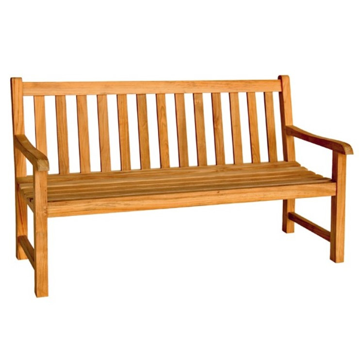 Three Birds Casual Teak Garden Bench - Thumbnail 2