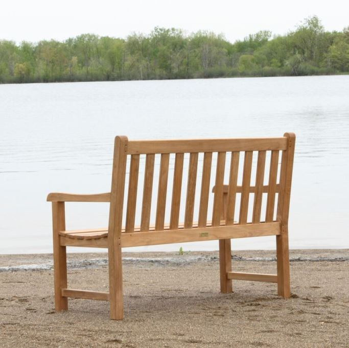 Three Birds Casual Teak Garden Bench - Thumbnail 3