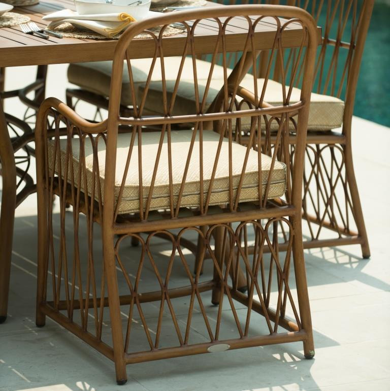 GlobalInspired Cane Dining Armchair Patio Seats for Sale