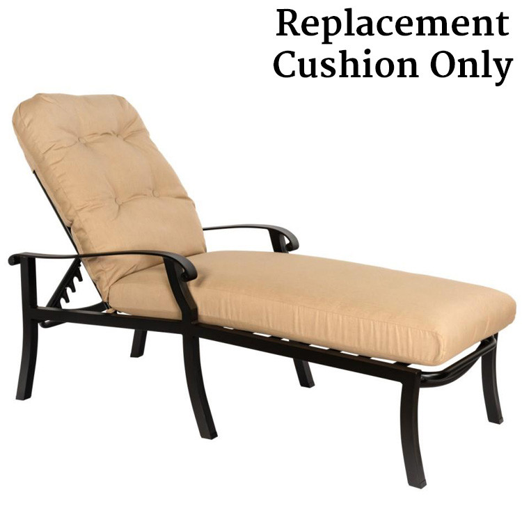 Woodard Cortland Chaise Lounge Chair Replacement Cushion Only