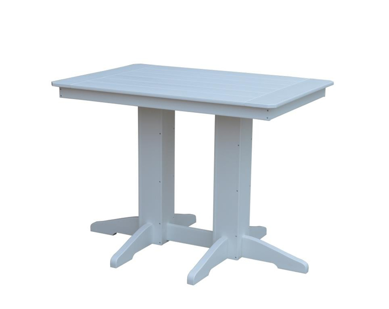 Polyresin Picnic Table with Attached Benches (available in 4', 5', and 6')