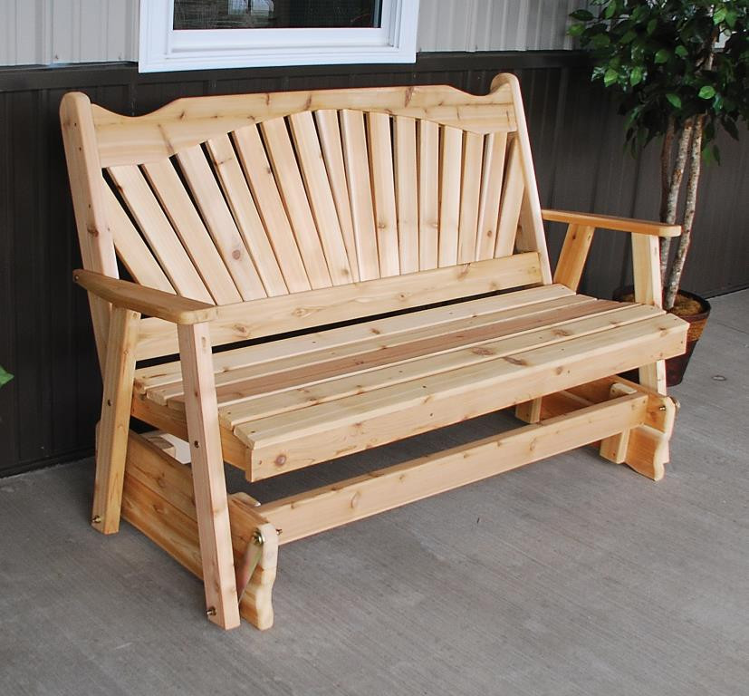 Western Red Cedar Glider Bench Kit Build a Glider Bench