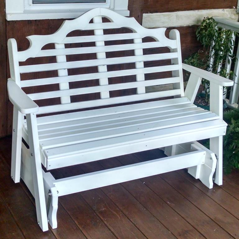 Outdoor Resin Glider Chairs & Benches Plastic Patio Gliders