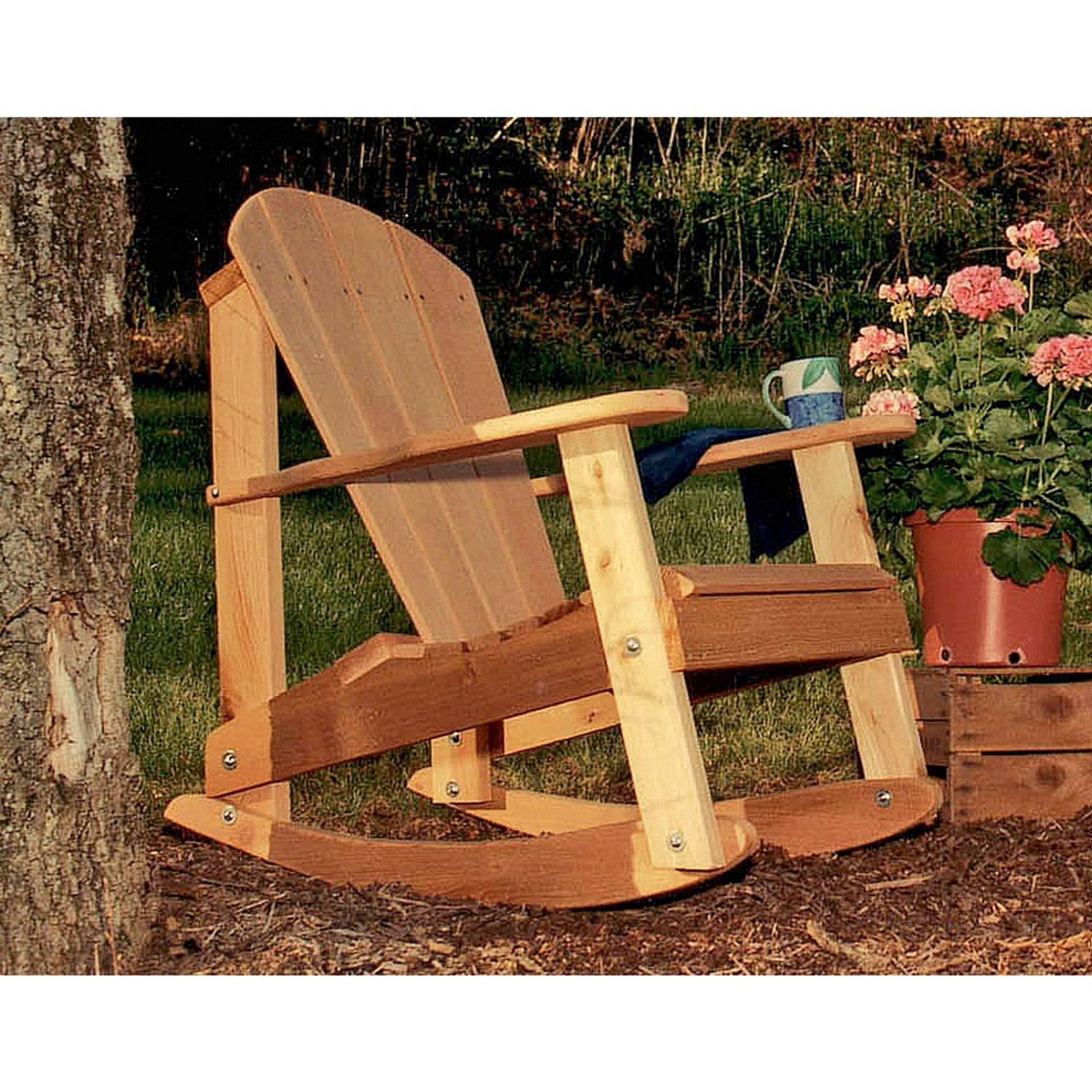 Outdoor Rocking Chairs For Sale Patio Rockers   Cedar Adirondack Rocking Chair 32  97895.1646936081 