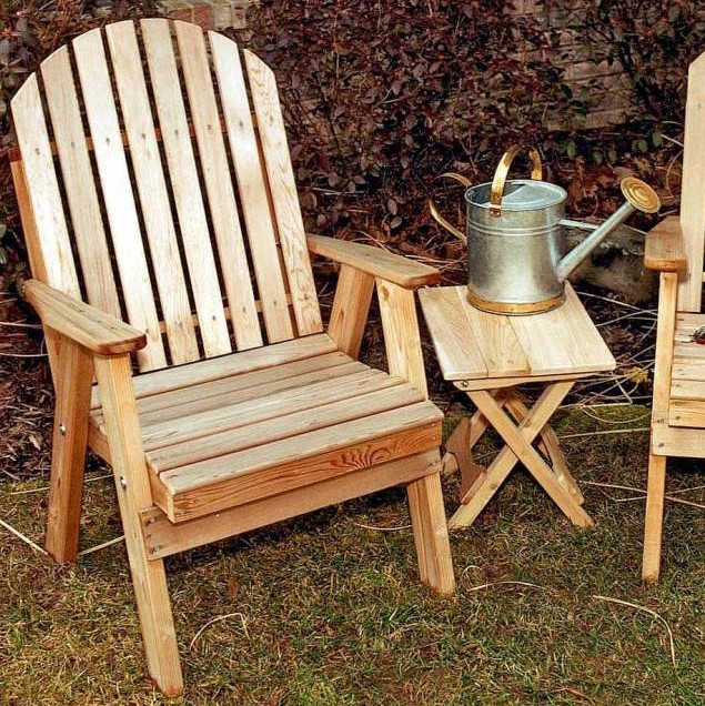 Cedar FanBack Bistro Set