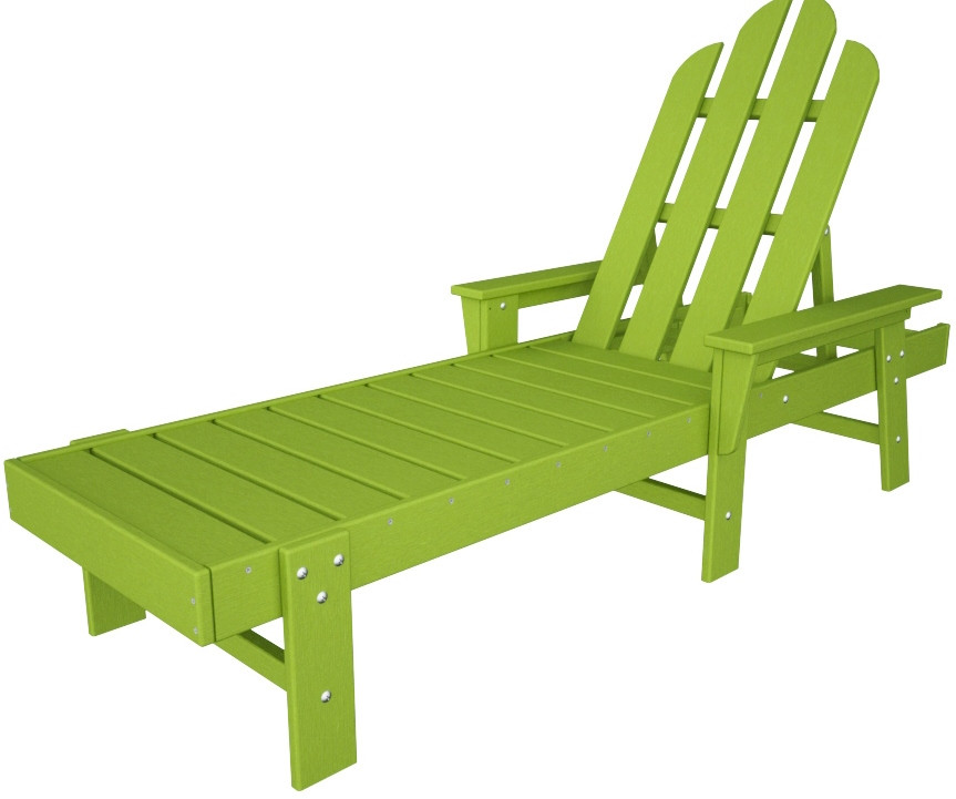 POLYWOOD® Coastal Wheel Chaise Lounge