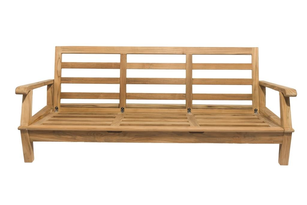 DeepSeating Patio SofaTeak Outdoor CouchOutdoor Furniture Plus