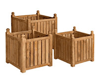 Outdoor Wooden Garden Planter Boxes