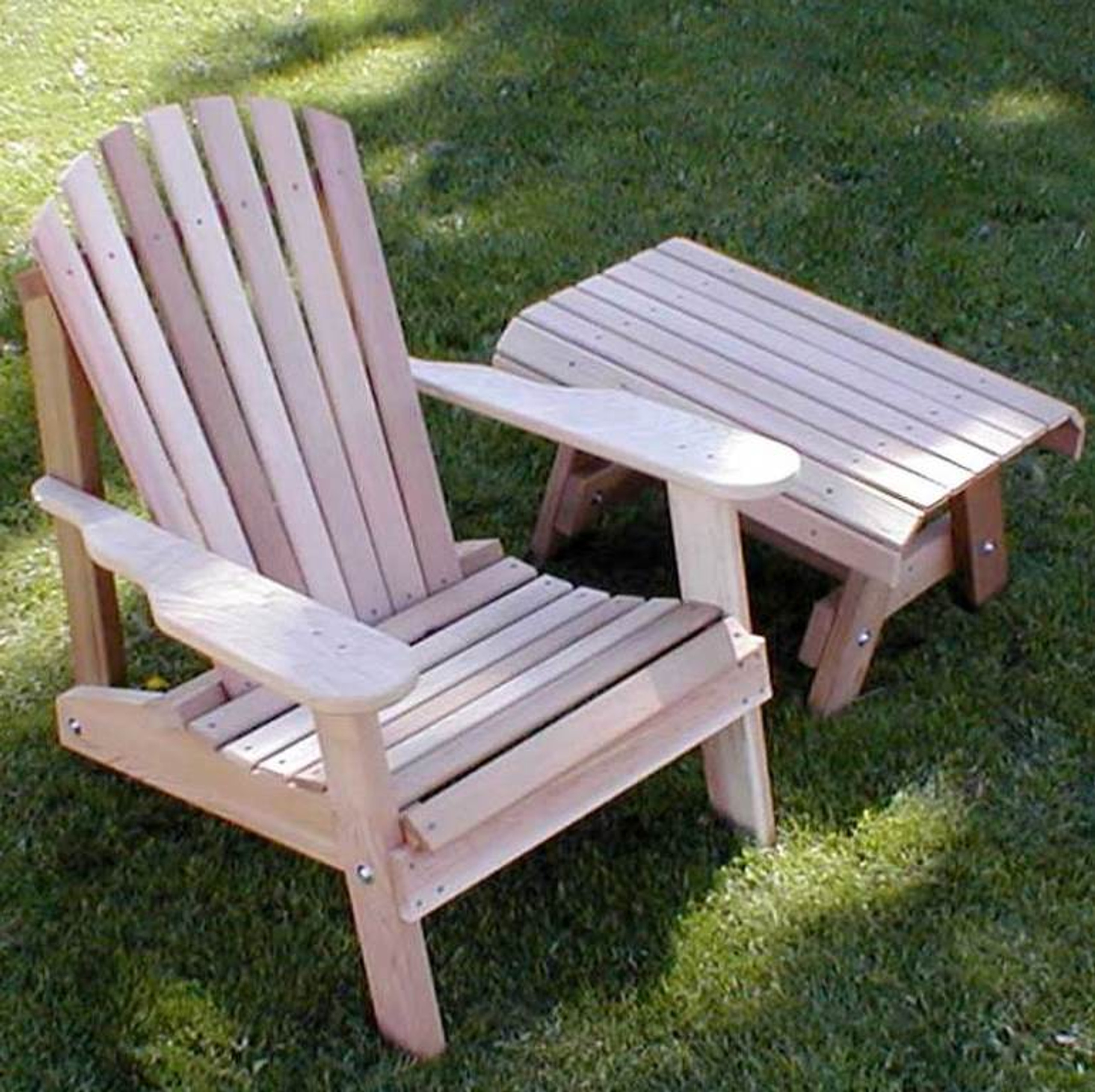 Cedar American Forest Adirondack Chair   Adirondack Chair And Table Set Cedar American Forest 28  84632.1646930521 