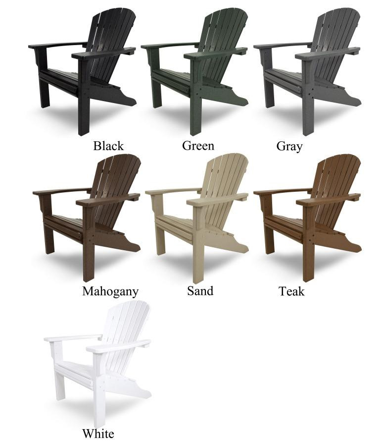 POLYWOOD® SeaShell Adirondack Lounge Chair for Sale