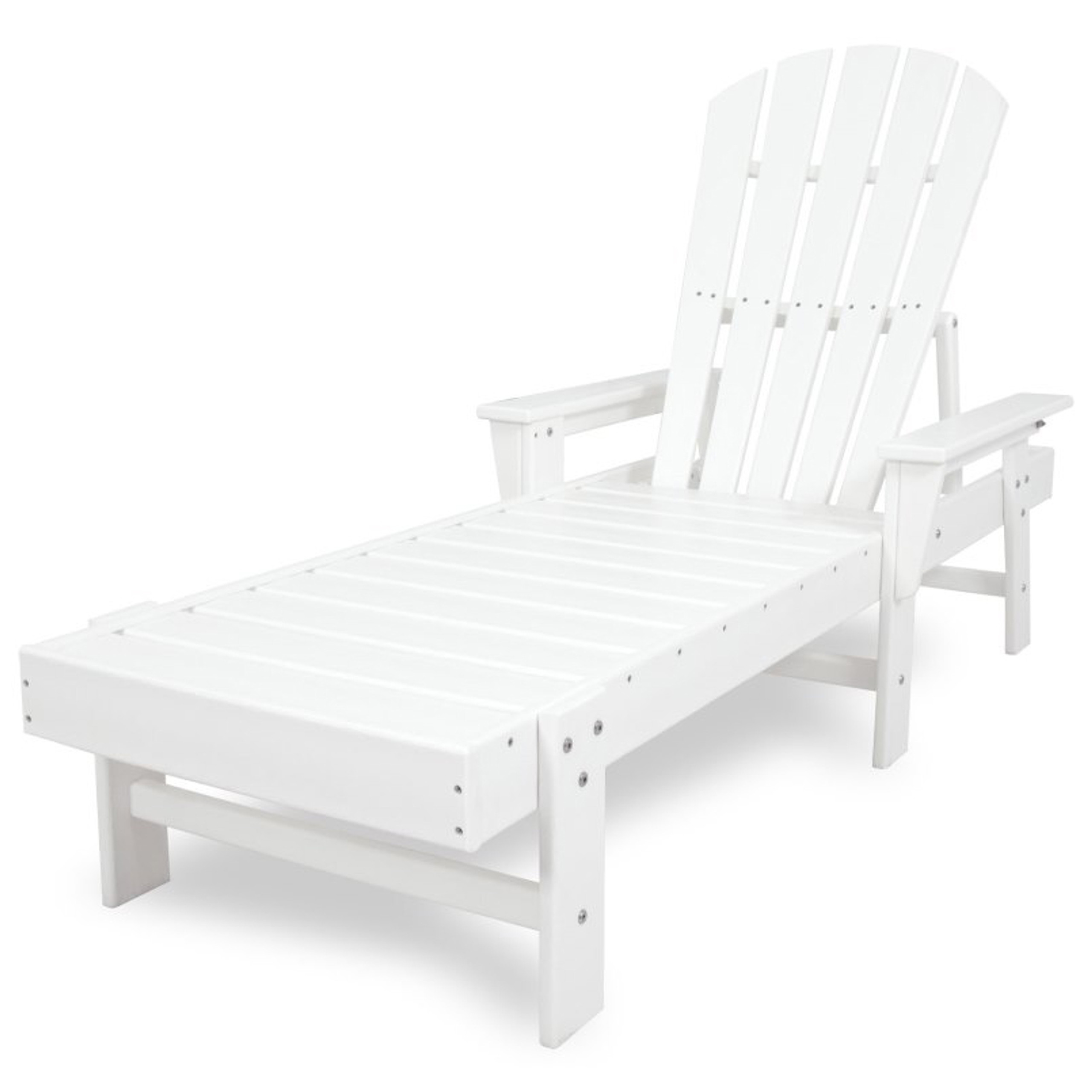 POLYWOOD® Coastal Wheel Chaise Lounge